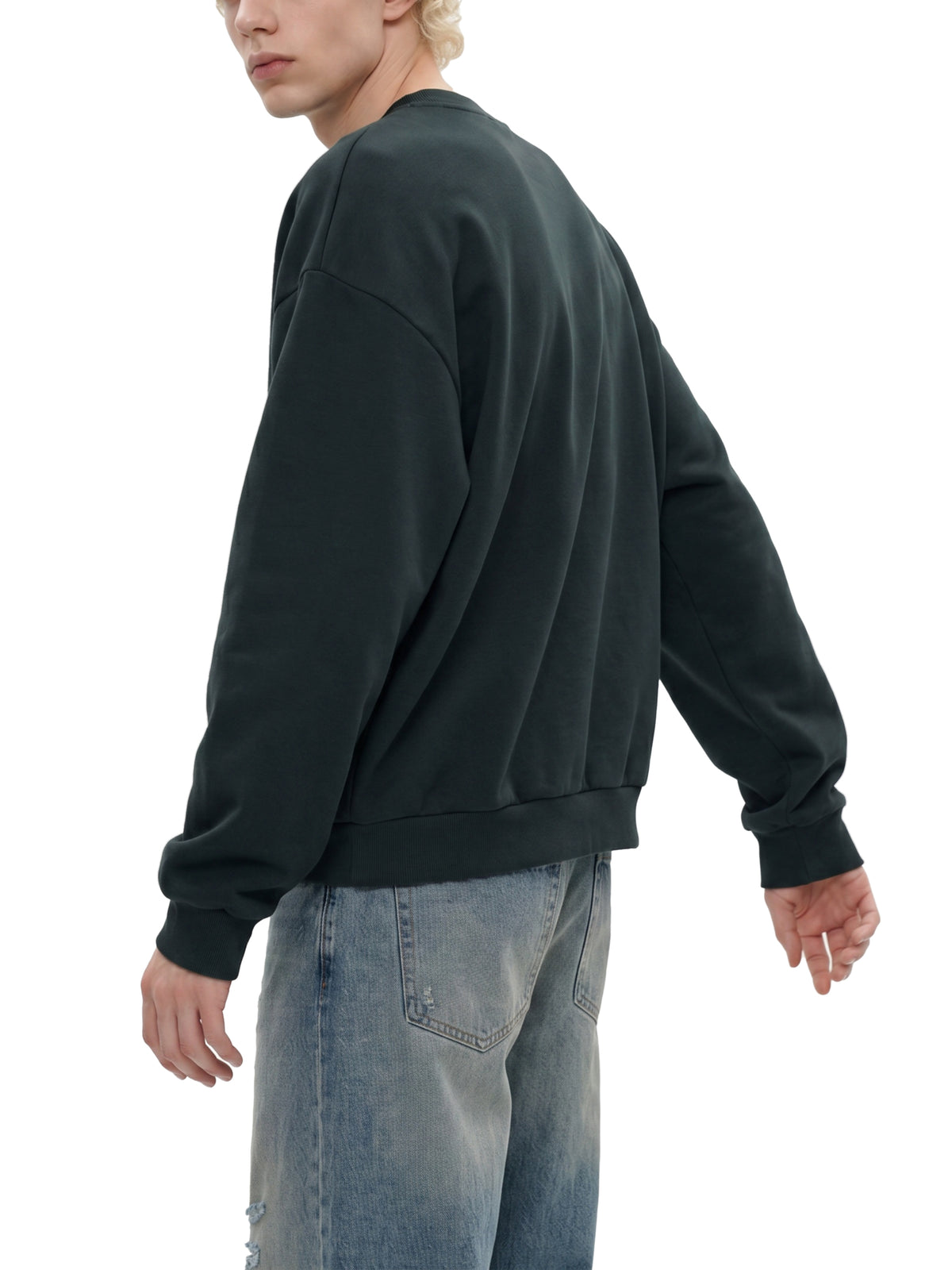 Mission District SF Boxy Fleece Crewneck Sweatshirt
